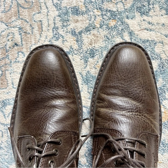 Joseph Abboud Brown Leather Oxford Dress Shoes - Picture 8 of 8